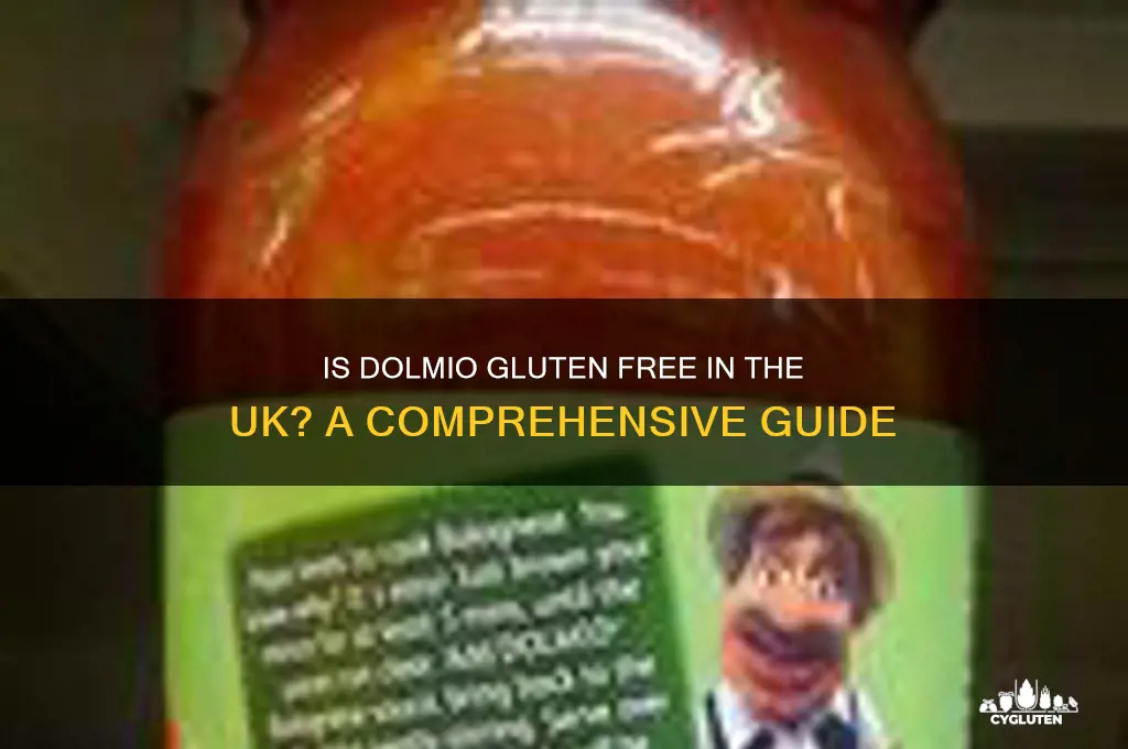 is dolmio gluten free uk