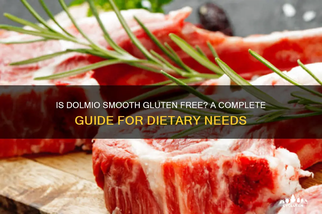 is dolmio smooth gluten free