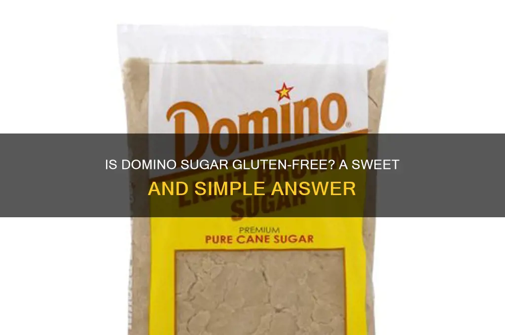 is domino sugar gluten free