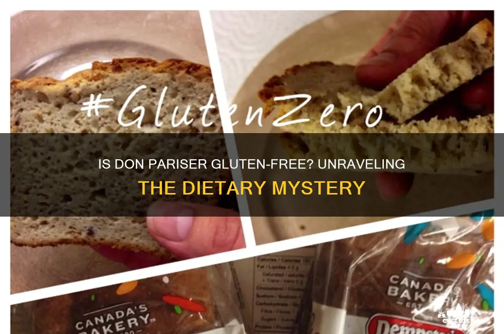 is don pariser gluten free