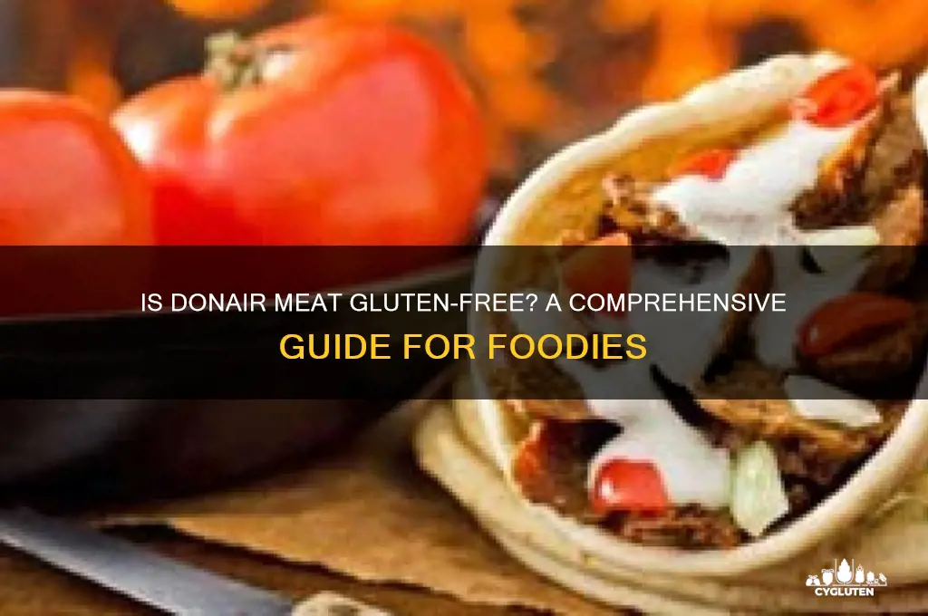 is donair meat gluten free