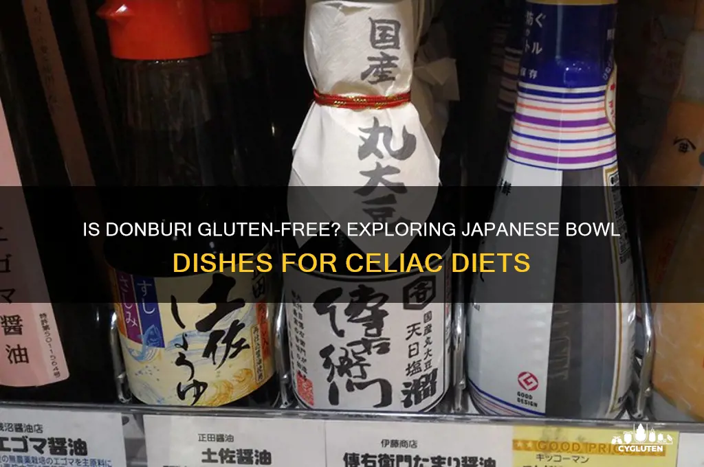 is donburi gluten free