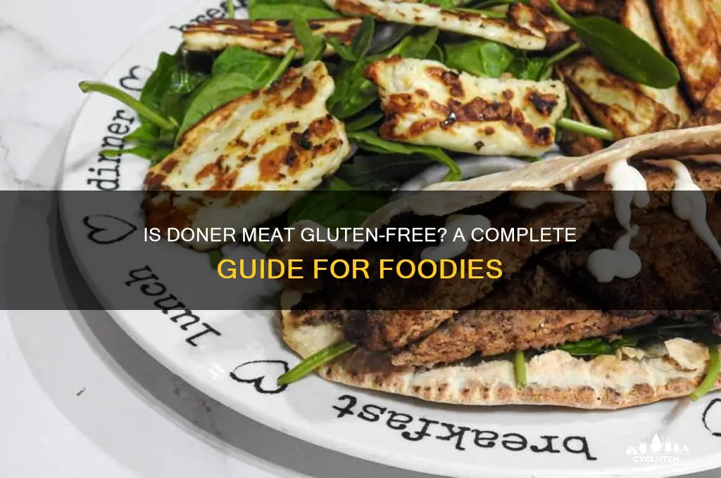 is doner meat gluten free