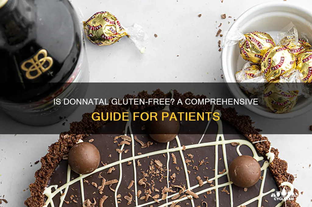 is donnatal gluten free