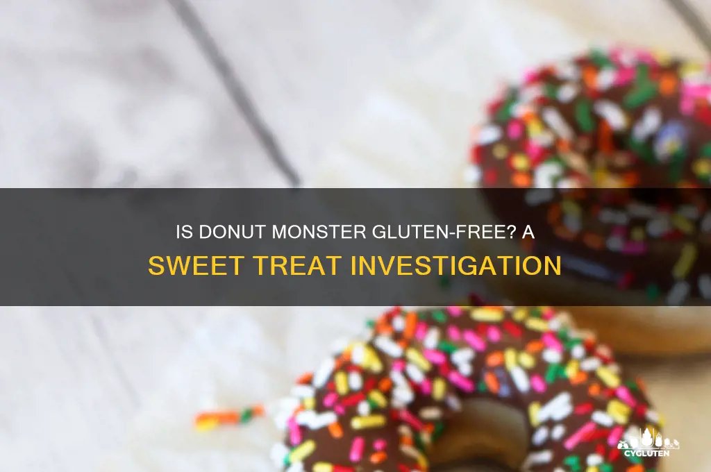 is donut monster gluten free