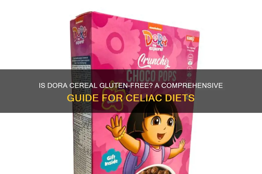 is dora cereal gluten free