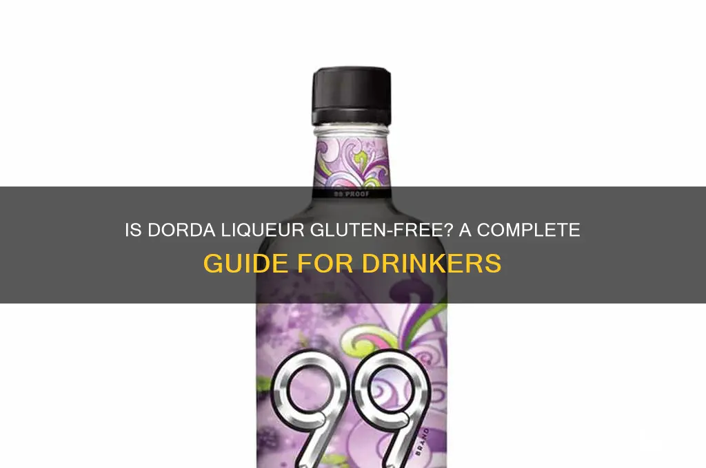 is dorda liqueur gluten free
