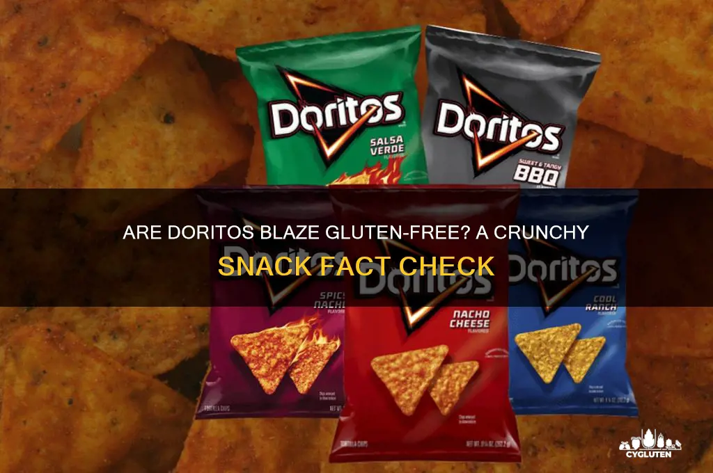 is doritos blaze gluten free