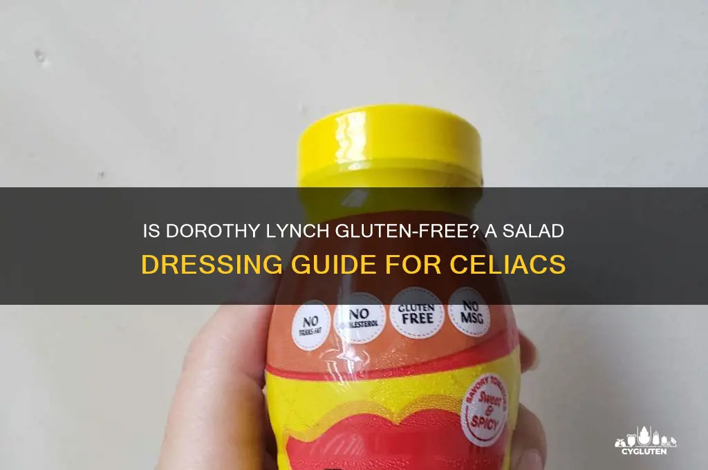 is dorothy lynch gluten free