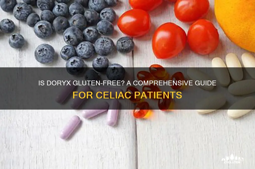 is doryx gluten free
