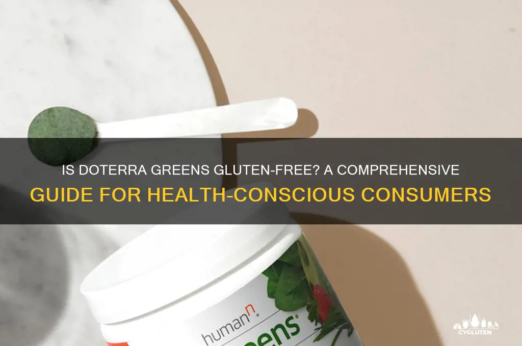 is doterra greens gluten free