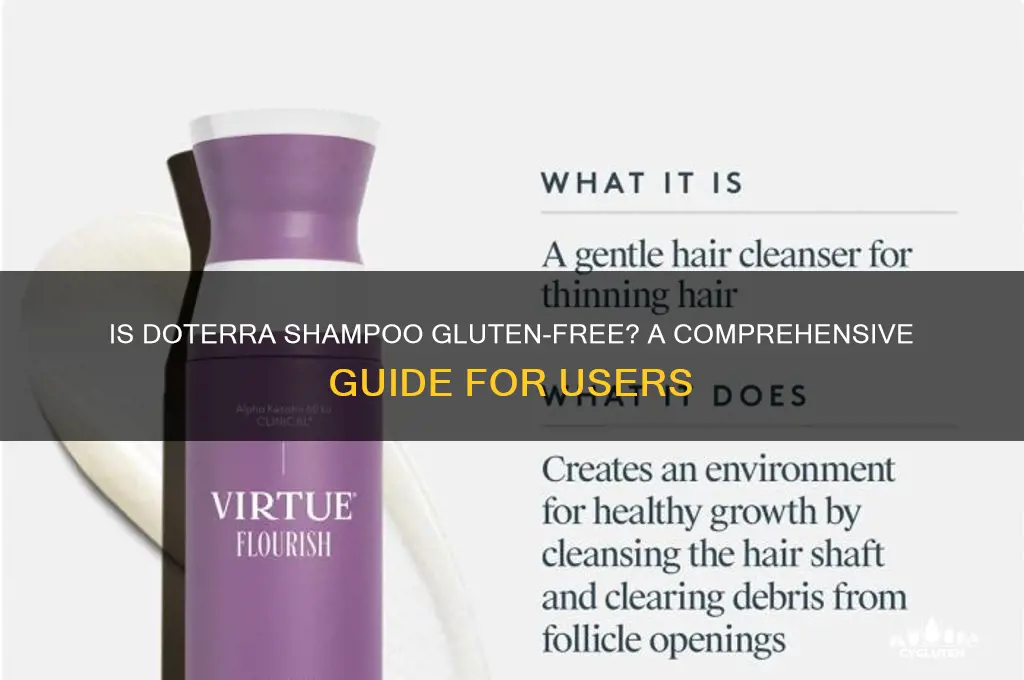 is doterra shampoo gluten free