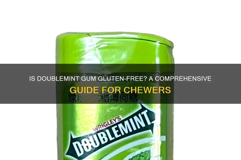 is doublemint gum gluten free