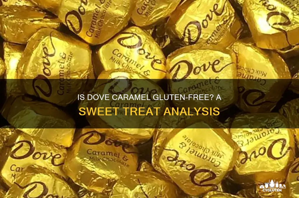 is dove caramel gluten free