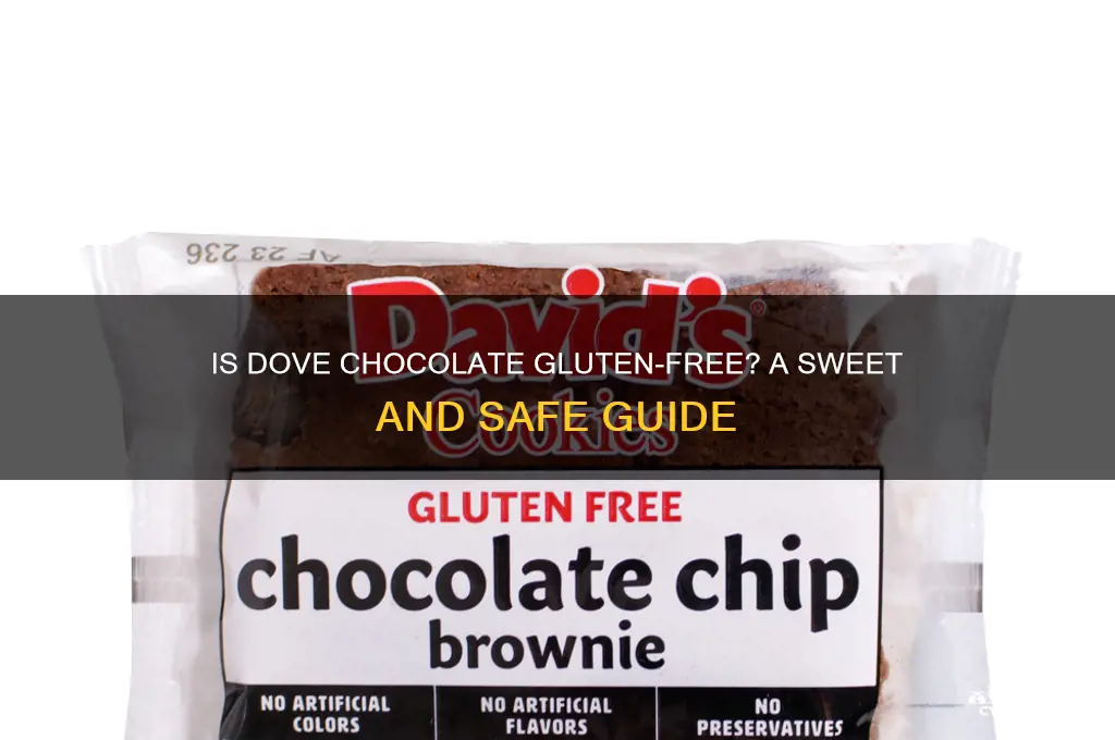 is dove chocolat gluten free