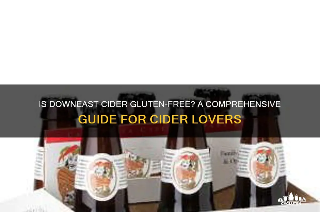 is downeast cider gluten free
