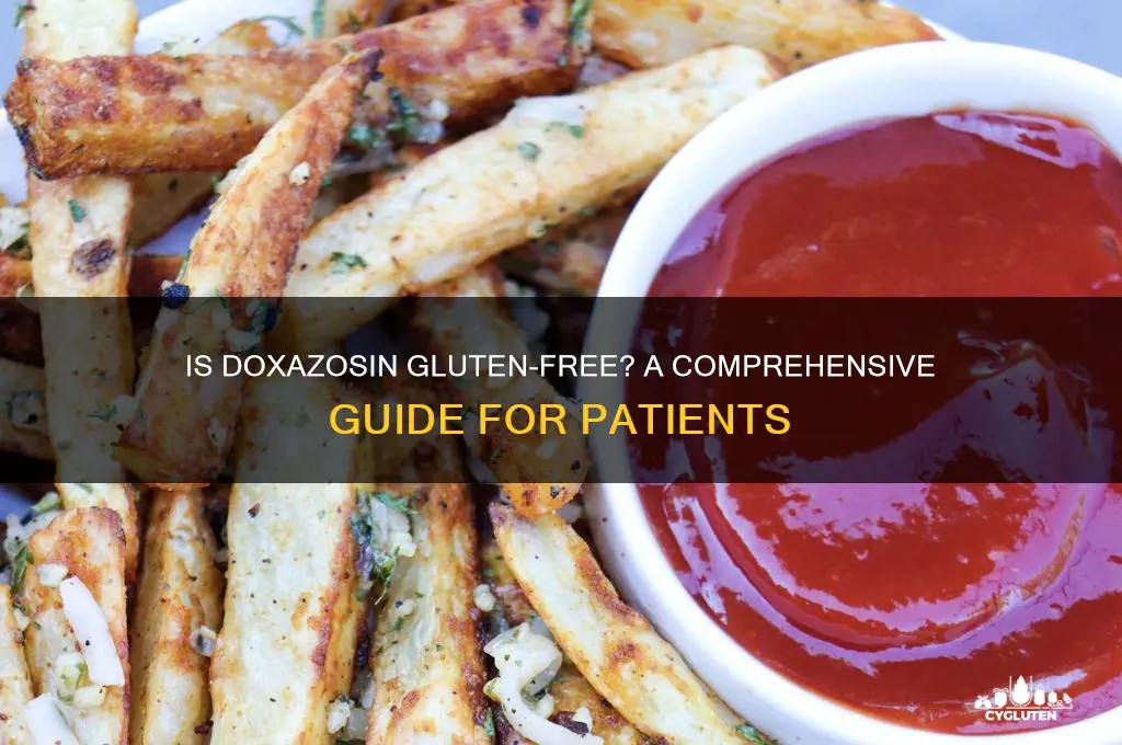 is doxazosin gluten free