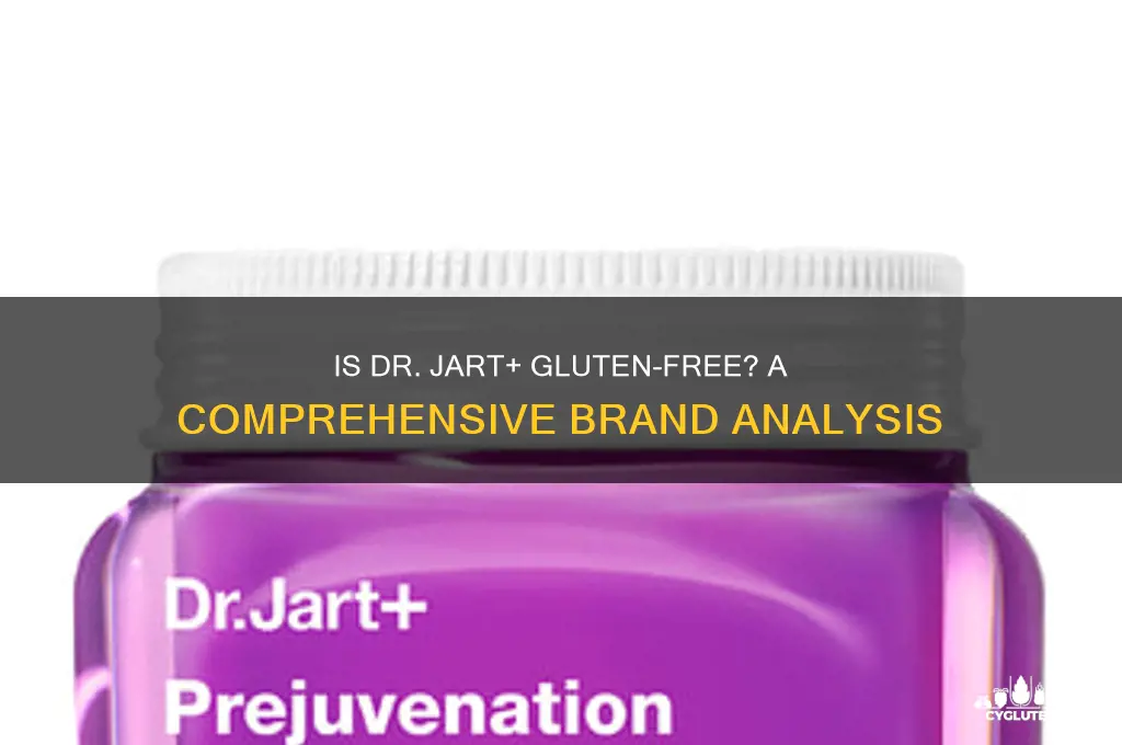 is dr jart gluten free