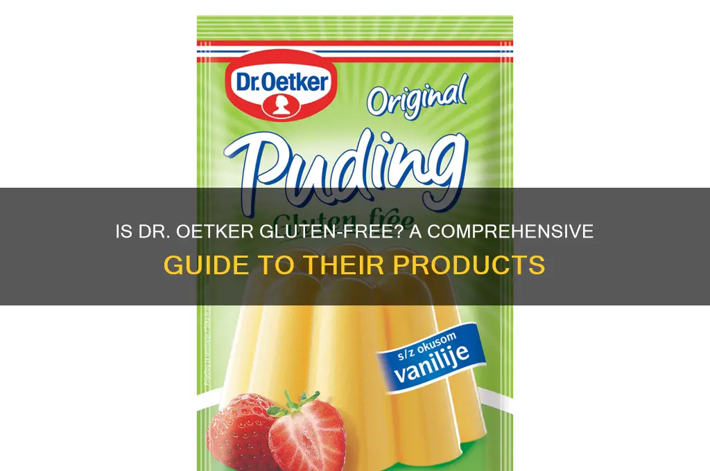 is dr oetker gluten free