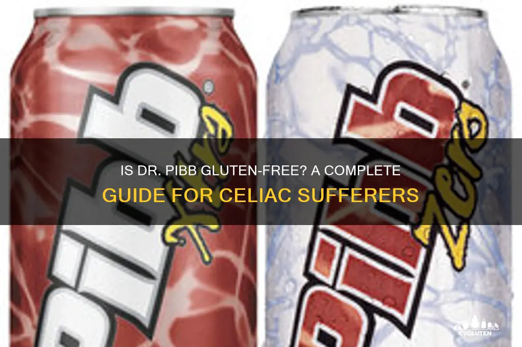 is dr pibb gluten free