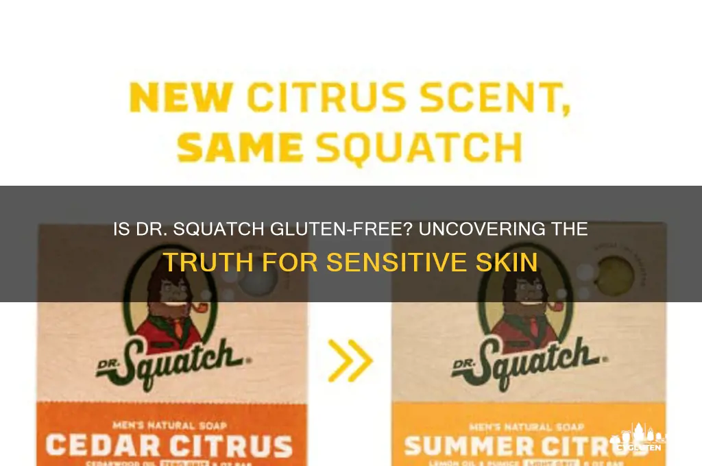 is dr squatch gluten free