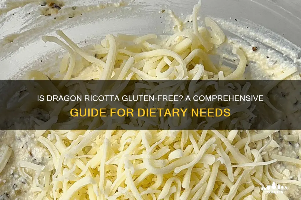 is dragone ricotta gluten free