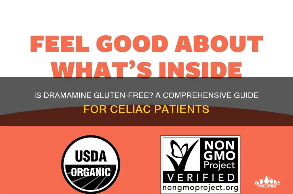 is dramamine n gluten free