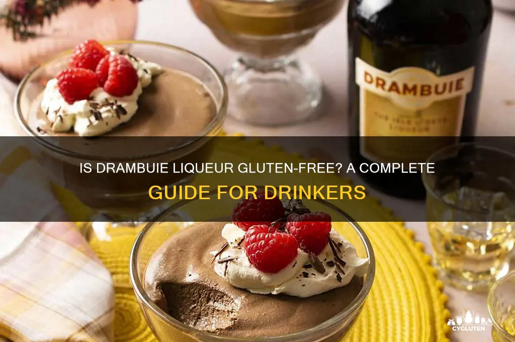 is drambuie liqueur gluten free