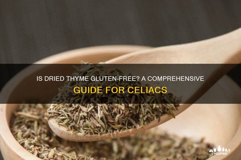 is dried thyme gluten free