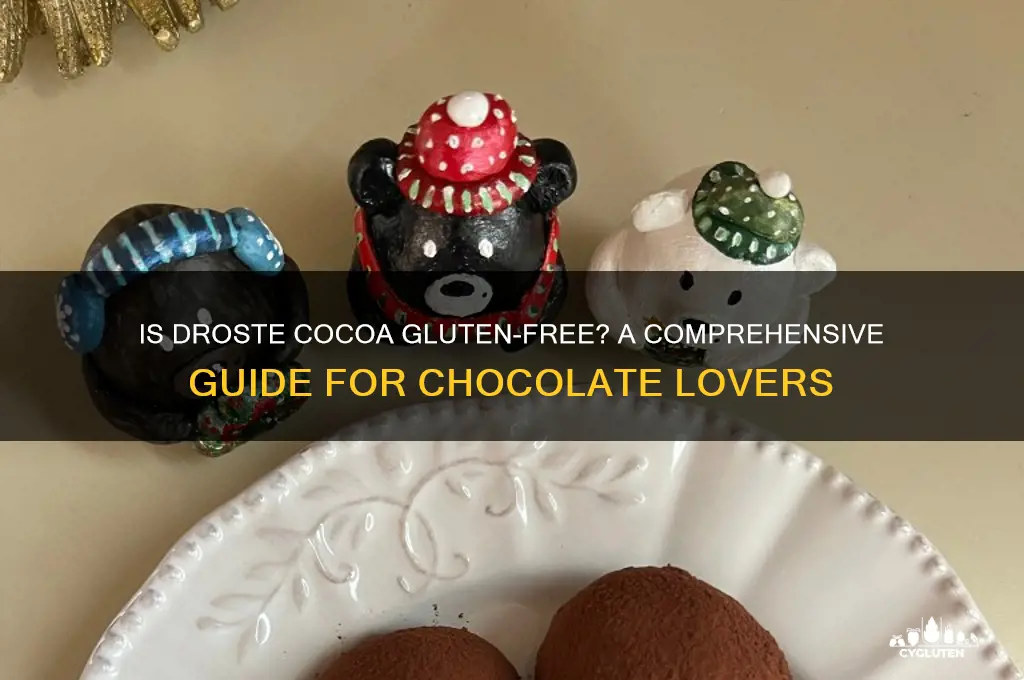 is droste cocoa gluten free
