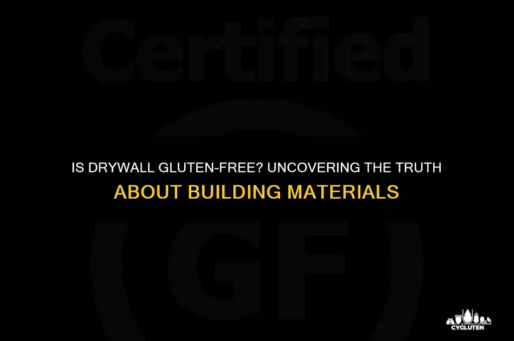 is drywall gluten free