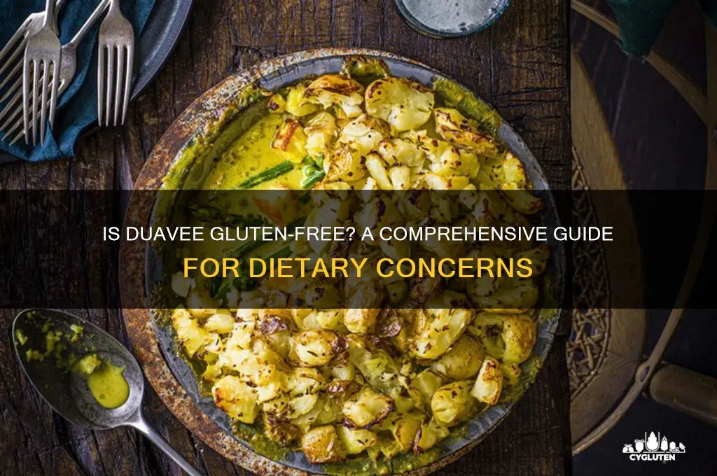 is duavee gluten free