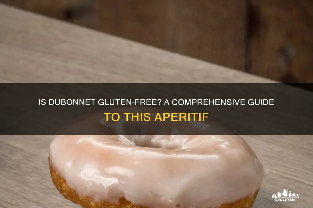 is dubonnet gluten free