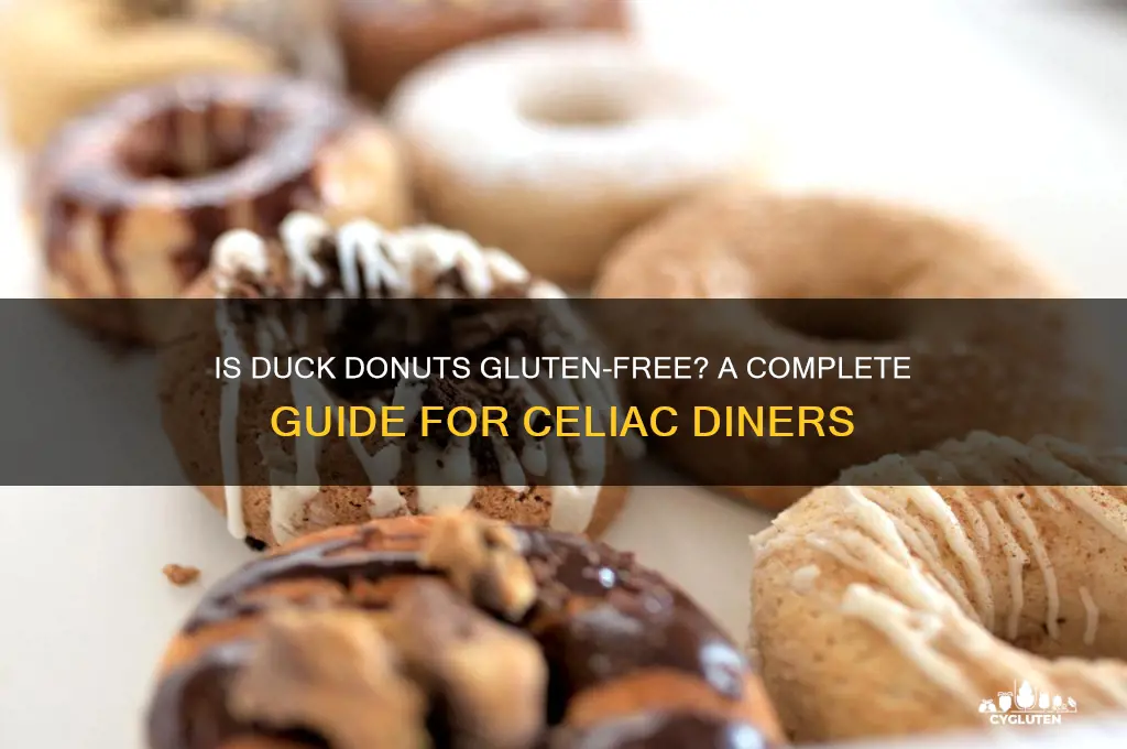 is duck donuts gluten free