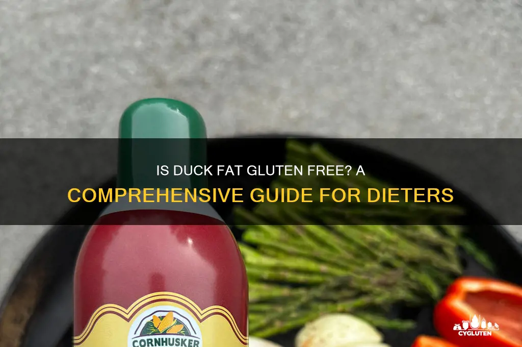 is duck fat gluten free