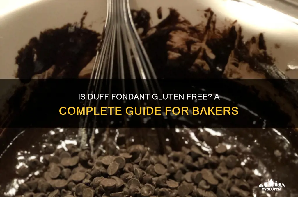 is duff fondant gluten free