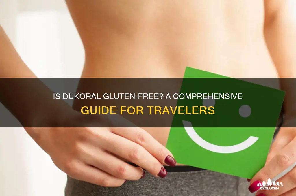 is dukoral gluten free