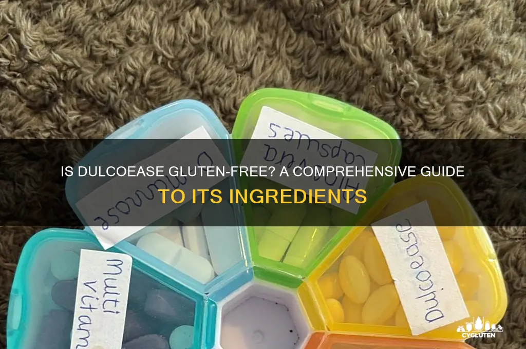 is dulcoease gluten free