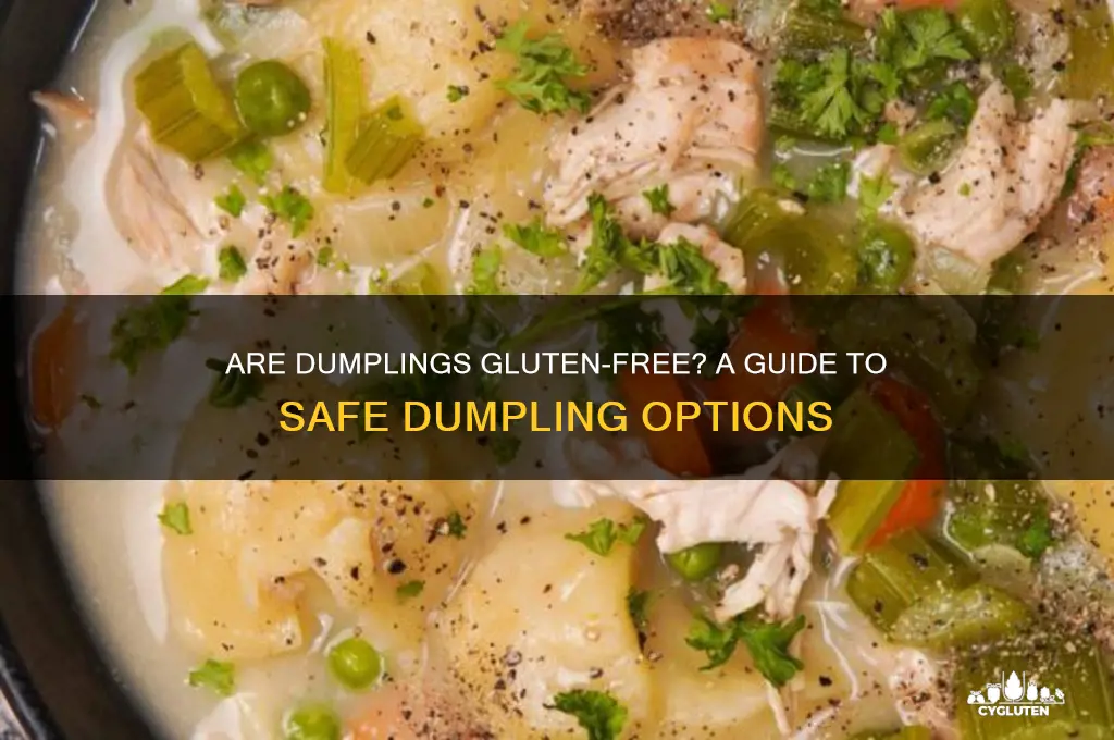 is dumpling gluten free