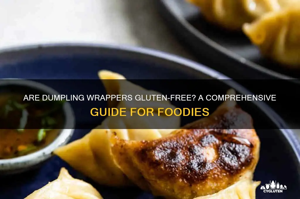 is dumpling wrapper gluten free
