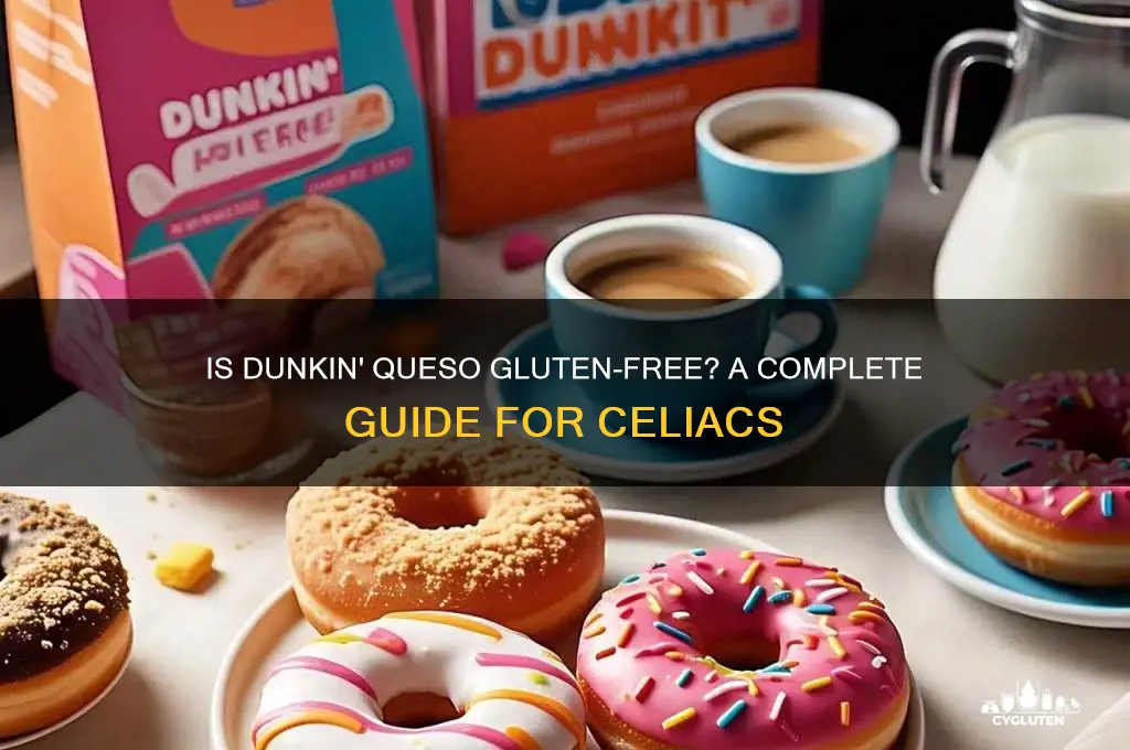 is dunkin queso gluten free