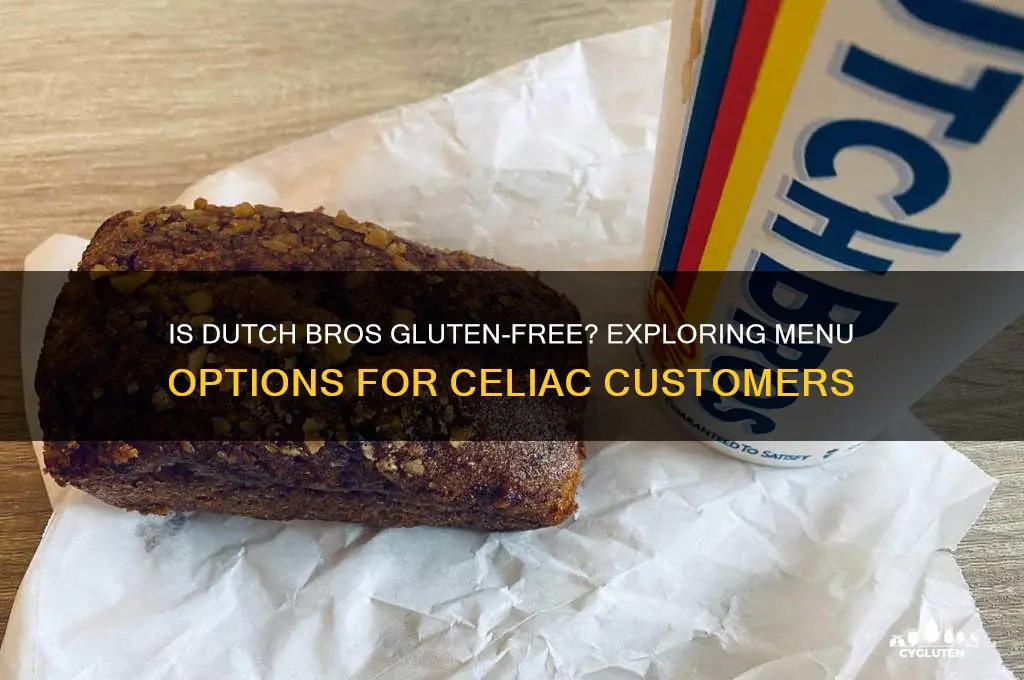is dutch bros gluten free