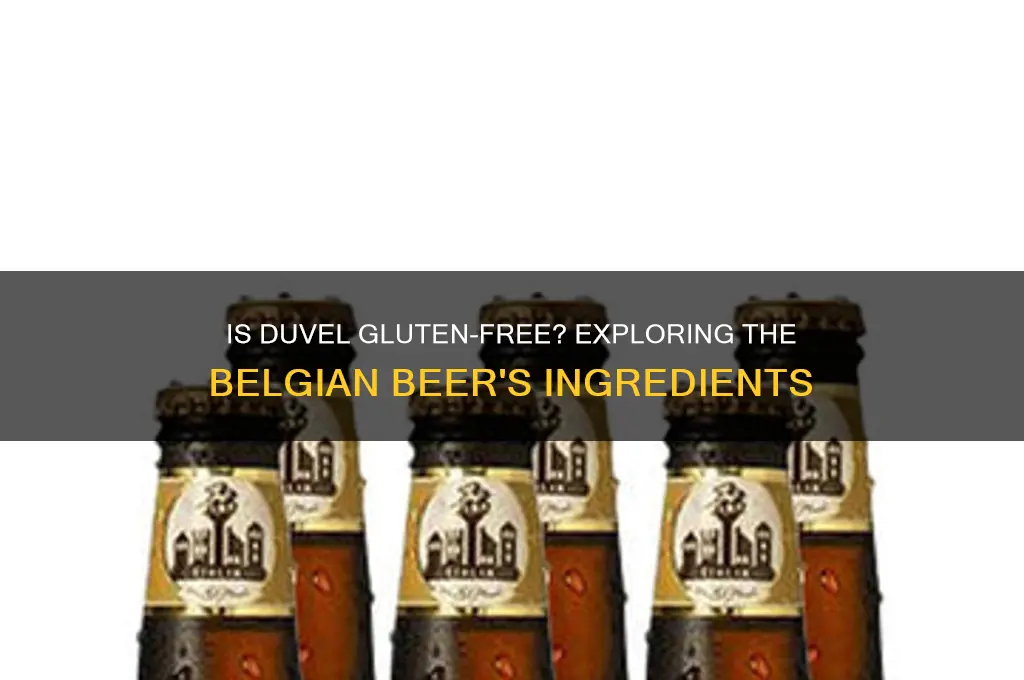is duvel gluten free