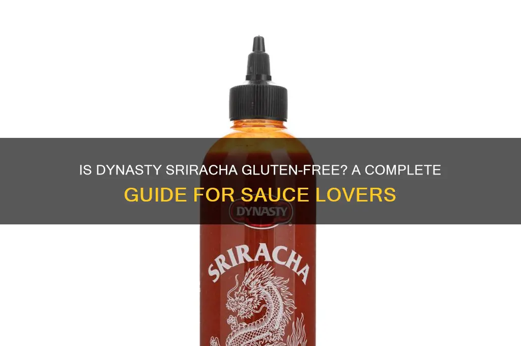 is dynasty sriracha gluten free