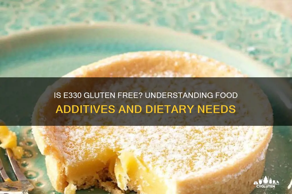 is e330 gluten free