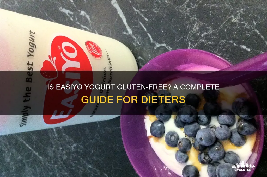 is easiyo yogurt gluten free