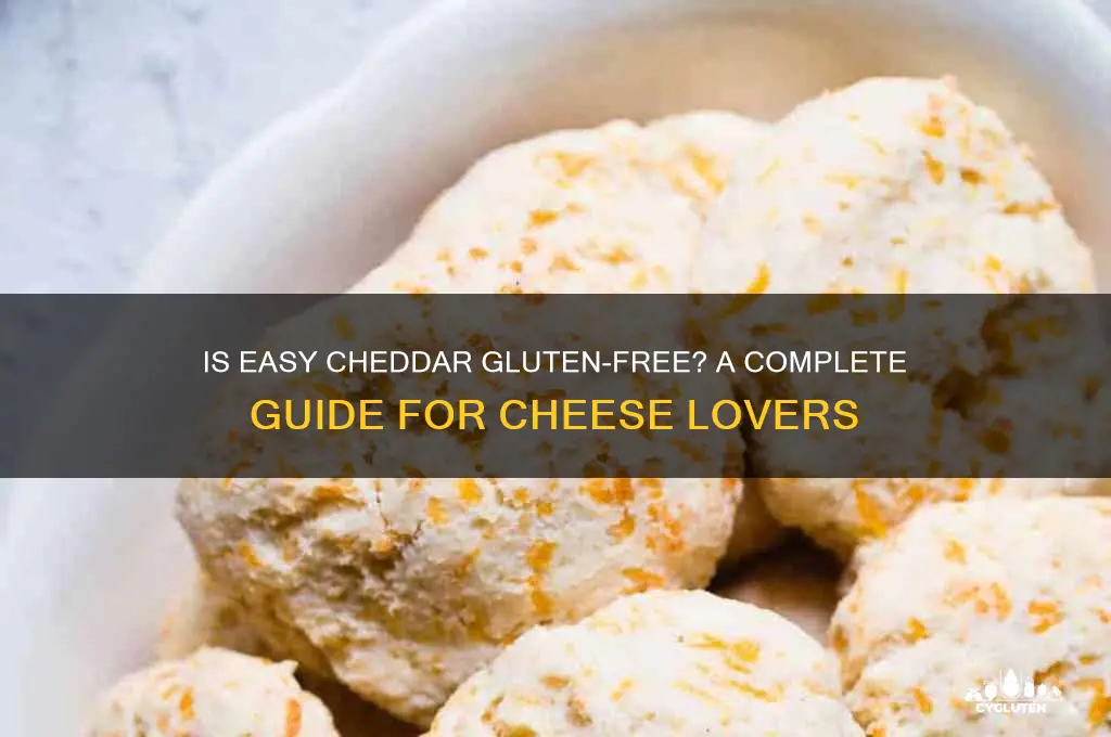 is easy cheddar gluten free