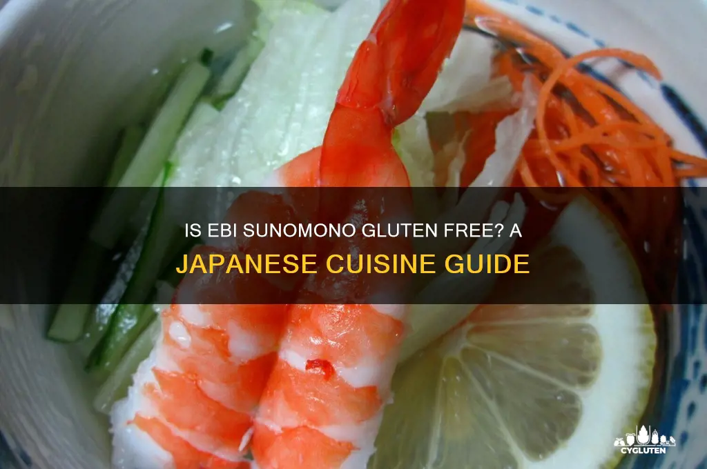 is ebi sunomono gluten free