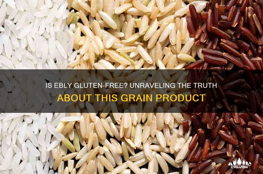 is ebly gluten free