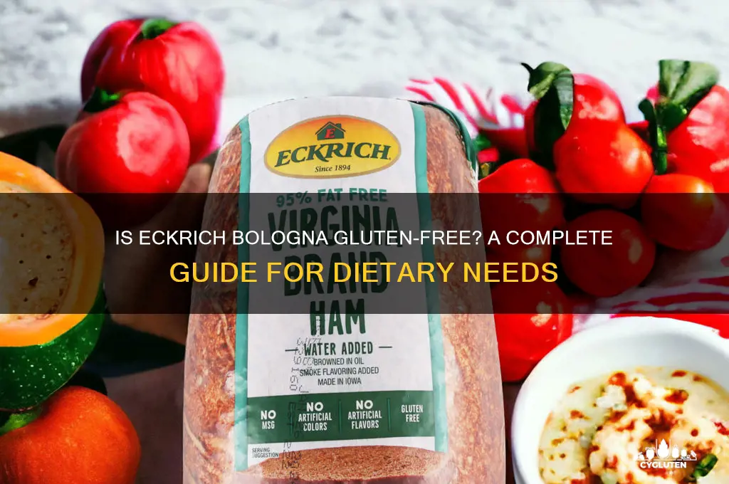 is eckrich bologna gluten free